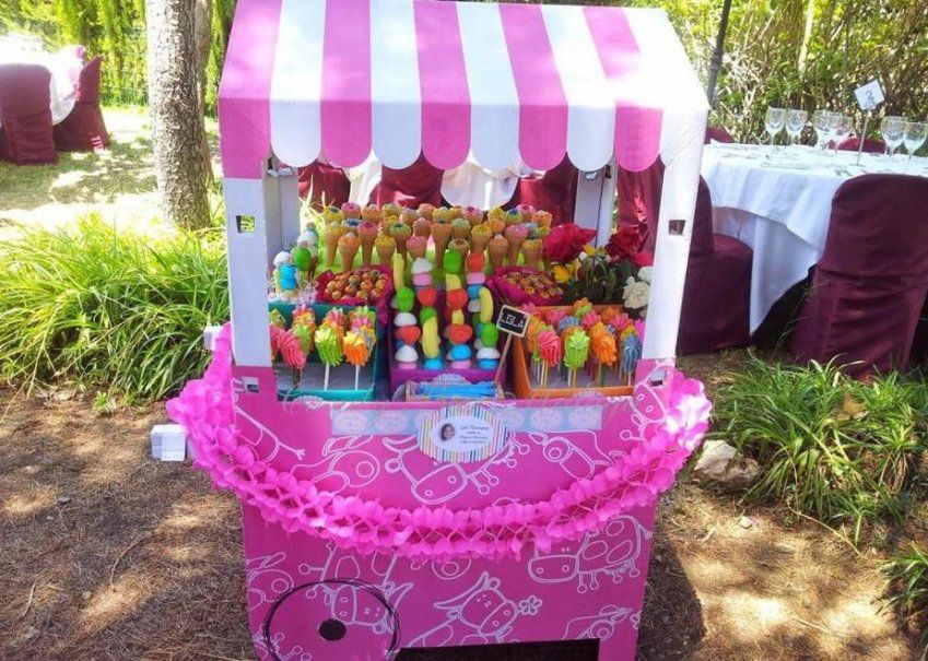 Carrito de chuches para comuniones Madrid