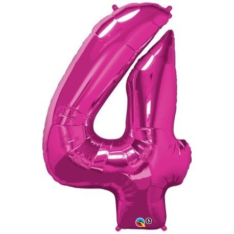 prod 550956 Globo Numero 4  Tienda de fiesta y globos con helio Madr