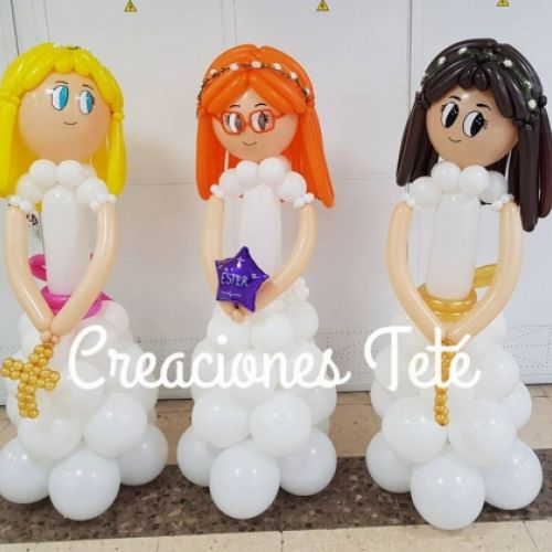 muñecas de globos para comuniones madrid
