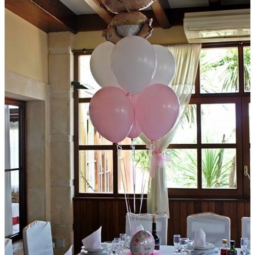 centros de mesa con globos para bautizos madrid