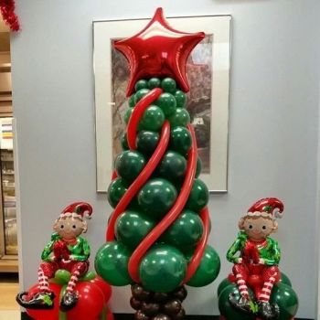 arbol de globos navidad madrid