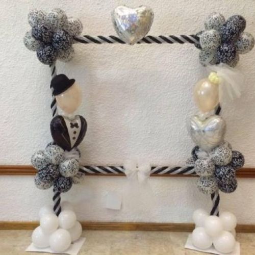 PHOTOCALL PARA BODAS CON GLOBOS MADRID