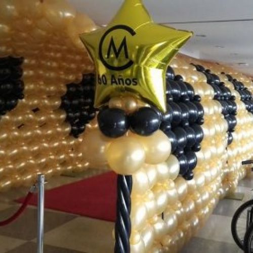 DECORACION CON GLOBOS ANIVERSARIO TIENDAS