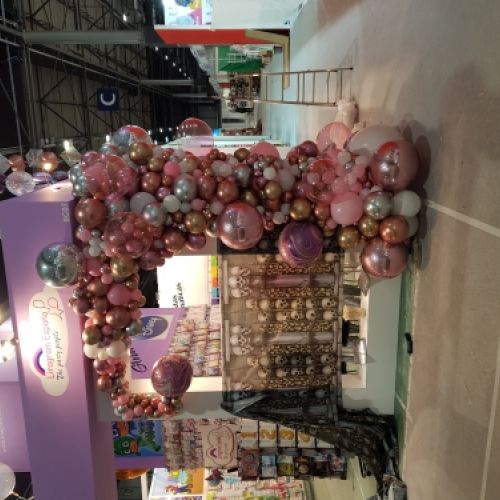 arco organico con globos arganda