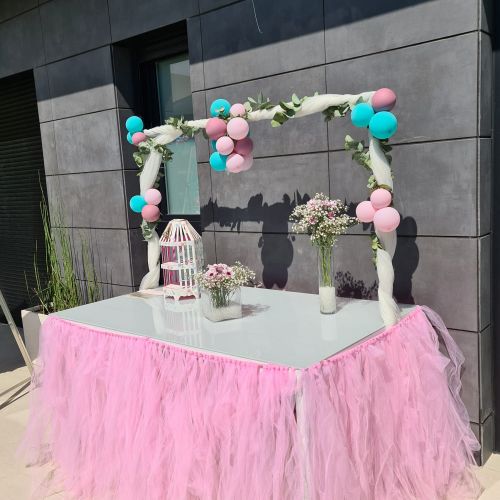 arreglo de mesa comunion globos madrid