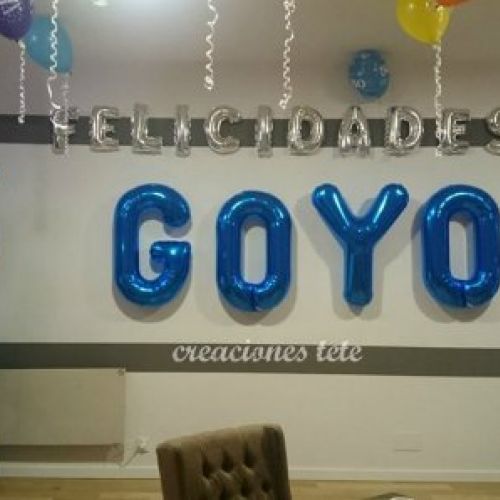 Numero 50 Globos helio Madrid