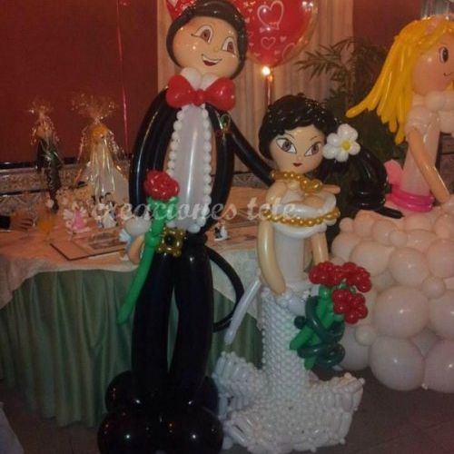 NOVIOS DE GLOBOS PARA BODAS MADRID