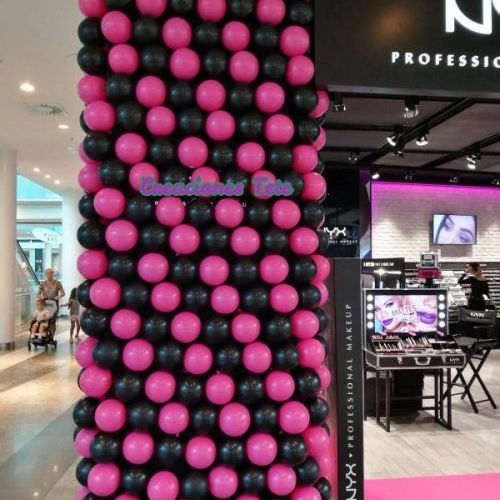 COLUMNA FORRADA DE GLOBOS MADRID NYX