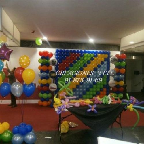 Decoraciones con globos para fiestas en Madrid7