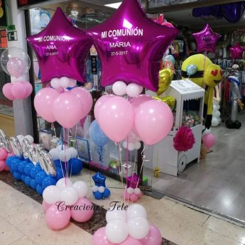 Decoracion globos para comuniones madrid 1