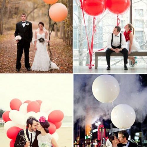 GLOBOS GIGANTES CON HELIO PARA BODAS MADRID