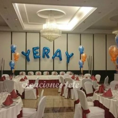 Decoracion globos para comuniones Madrid 22