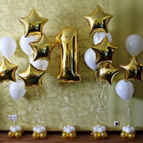 decoracion con globos para primer cumpleaños madrid