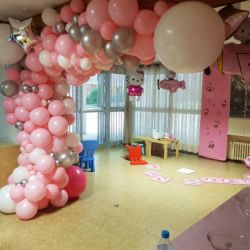 decoracion con globos hello kitty madrid