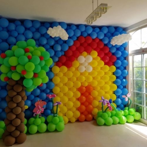 casa con globos decoraciones madrid
