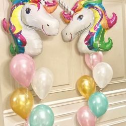globos de unicornio con helio madrid