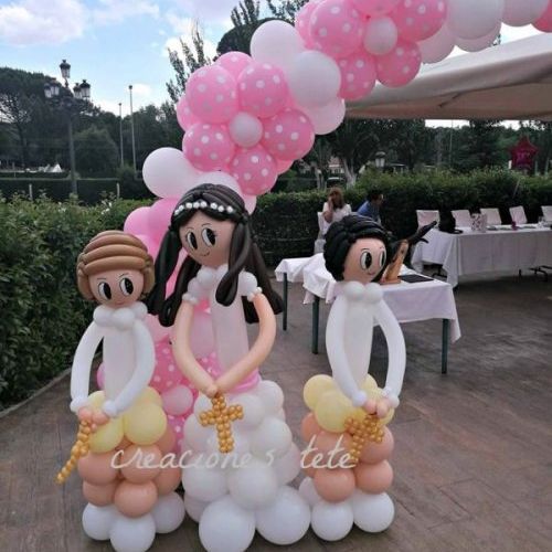 Decoracion globos para comuniones Madrid 36