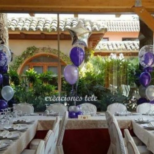 Decoracion globos para comuniones Madrid 15