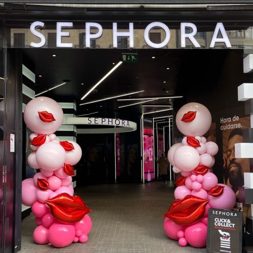 columna globos sephora san valentin globos madrid