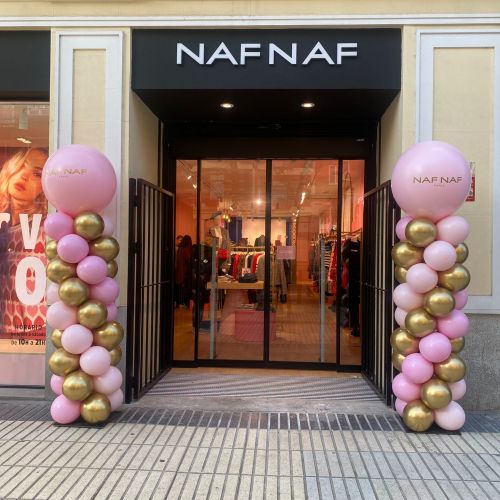 columna globos naf naf madrid