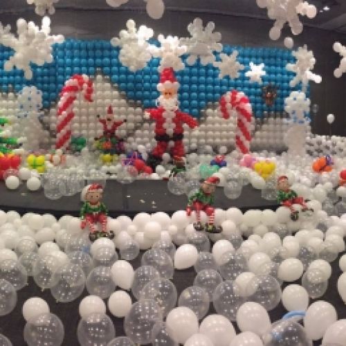 decoracion navidad con globos madrid