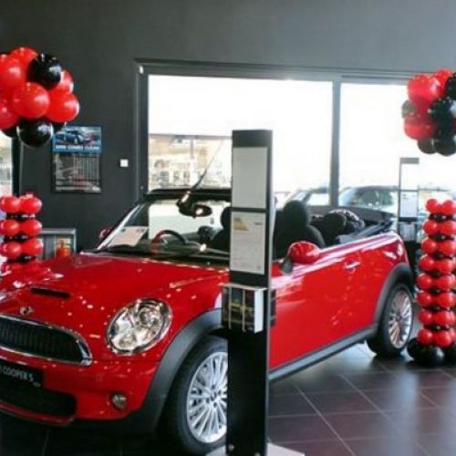 GLOBOS CON HELIO MADRID MINICOOPERS