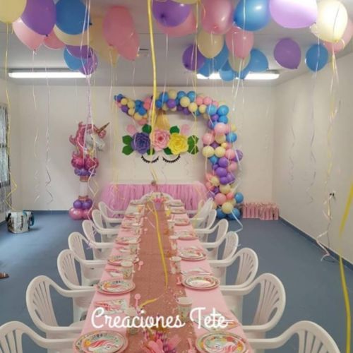 decoracion con globos unicornio madrid