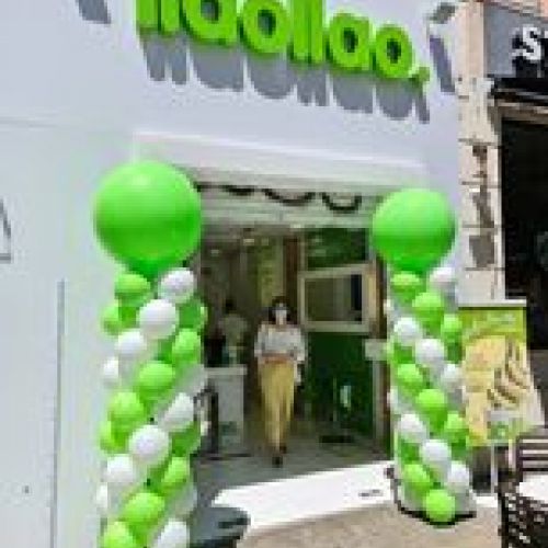 columna de globos llao llao madrid