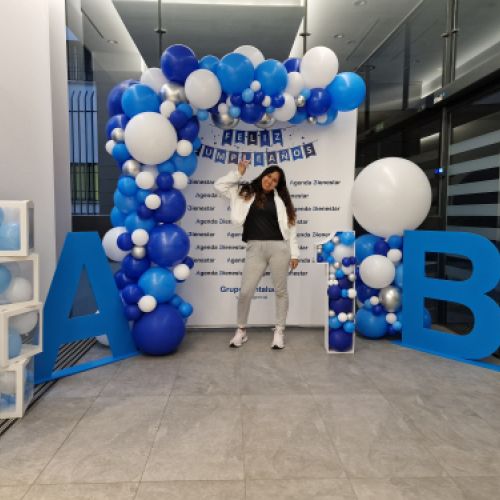 decoracion 1 aniversario agenda biniestar santa lucia madrid