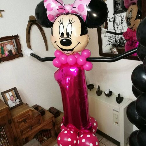 GLOBO NUMERO 1 MINNIE MADRID