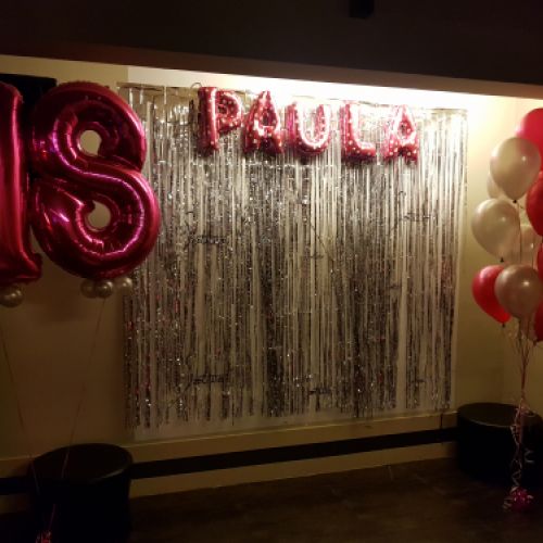 decoracion 18 cumpleaños con globos madrid