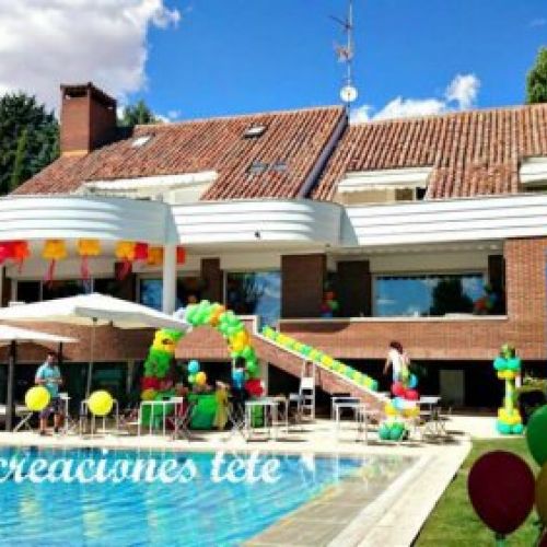Decoraciones con globos para fiestas infantiles en Madrid