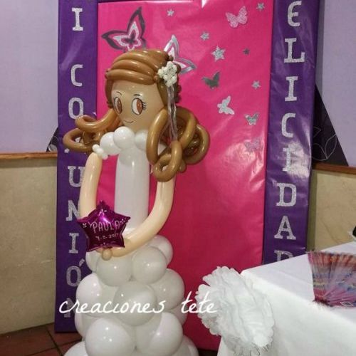 Decoracion globos para comuniones Madrid 31