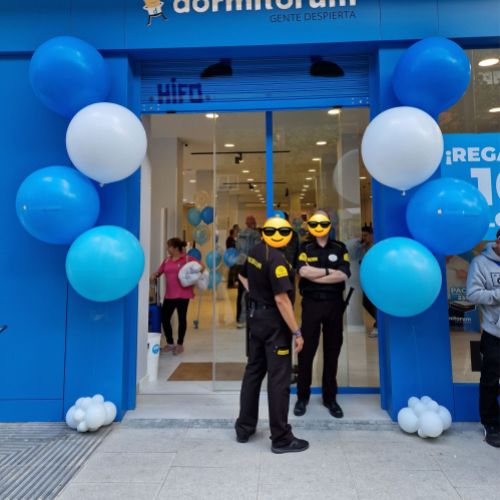 columna de globos para aperturas de tiendas dormitorum madrid