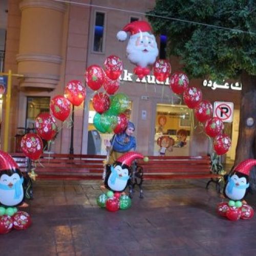 decoracion con globos navidad madrid