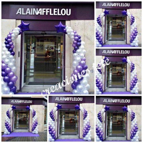 DECORACIONES CON GLOBOS PARA ALAIN AFFLELOU MADRID