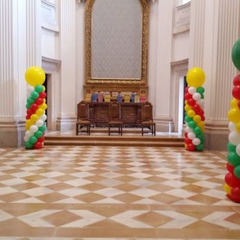 COLUMNAS DE GLOBOS PALACIO LOS INFANTES BOADILLA