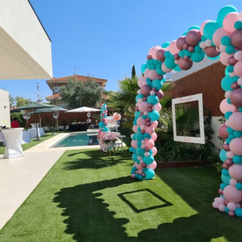 Arco de globos para comunion boadilla madrid