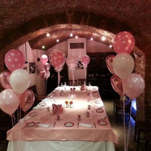 Decoracion con globos bautizo madrid 10