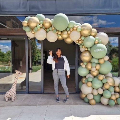 semi arco de globos para comunion madrid alcobendas