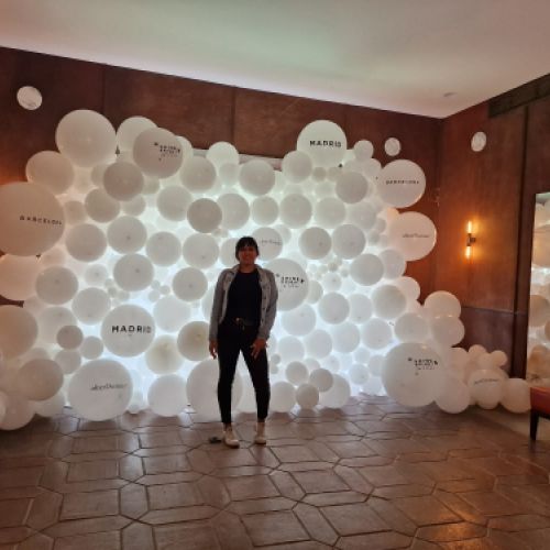 photocall globos casa monico madrid