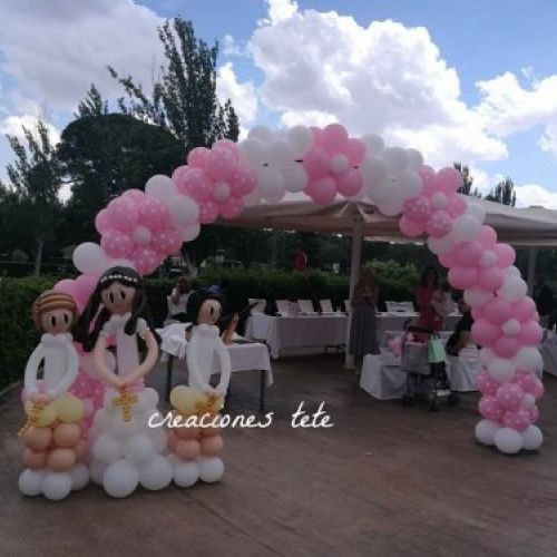 Decoracion globos para comuniones Madrid 38