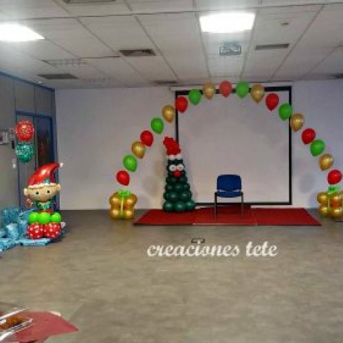 globos con helio para navidad