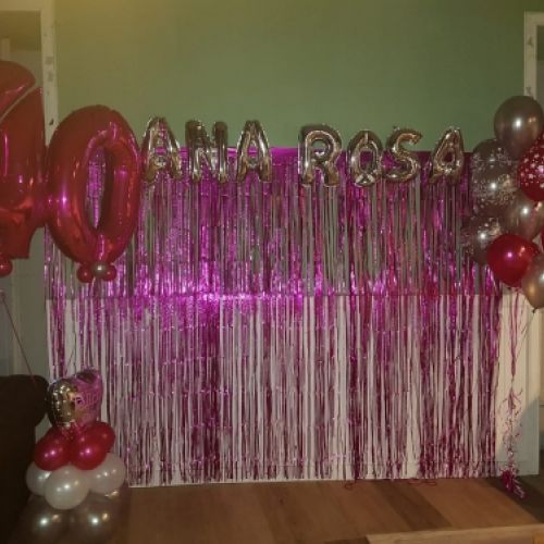 fiesta 40 cumpleaños con globos madrid