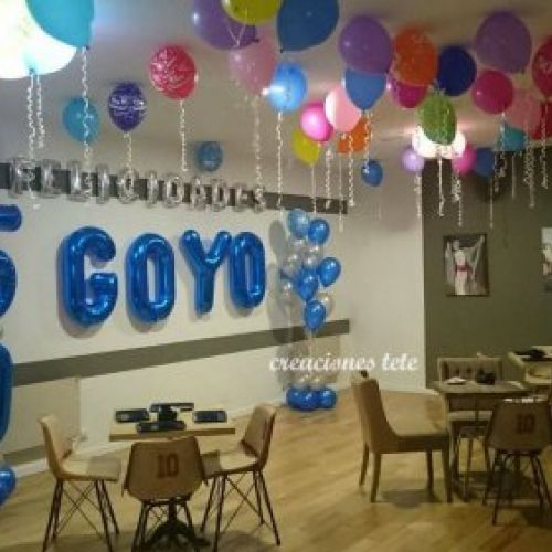 decoraciones con globos leganes