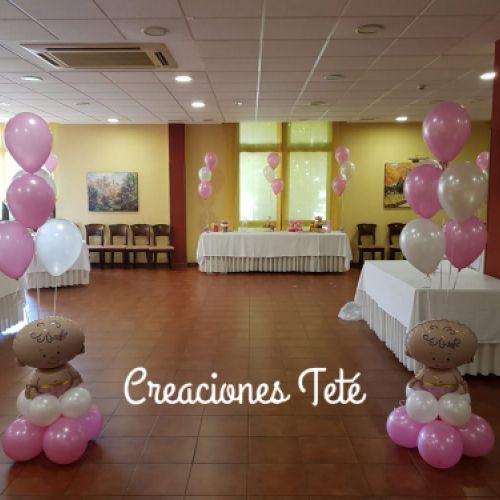 bautizo decoracion con globos madrid
