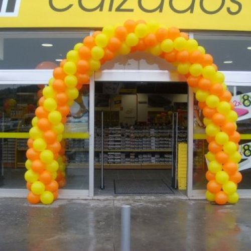 ARCO DE GLOBOS PARA TIENDAS MADRID