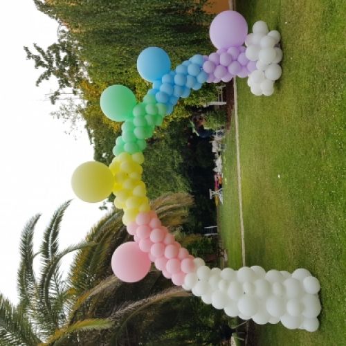 ARCO DE GLOBOS ARCO IRIS MADRID