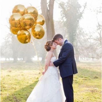 GLOBOS CON HELIO PARA BODAS