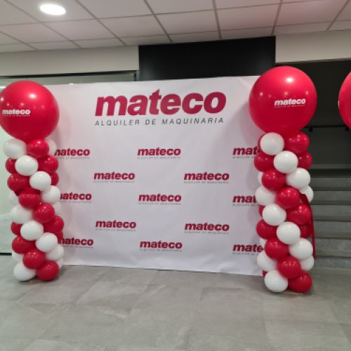 photocall con globos y lona madrid